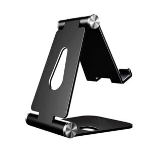 aisens soporte de sobremesa tamaño m ajustable (2 pivotes) para movil / tablet color negro