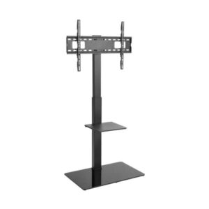 aisens soporte de suelo con bandeja dvd (37" 70", 40kg) color negro