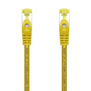 aisens cable de red latiguillo rj45 lszh cat.7 600 mhz s/ftp pimf awg26 0.5m color amarillo