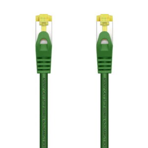 aisens cable de red latiguillo rj45 lszh cat.7 600 mhz s/ftp pimf awg26 25cm color verde