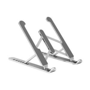 aisens soporte de sobremesa ajustable para portatil / tablet color plata