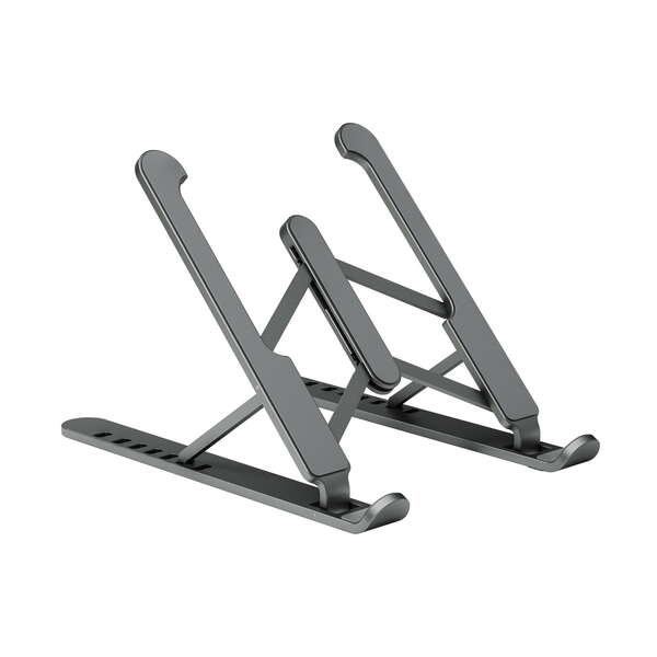 aisens soporte de sobremesa ajustable para portatil / tablet oscuro color gris