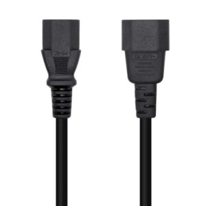 aisens cable alimentacion cpu c13/h c14/m 10m 100% cobre puro awg18 color negro