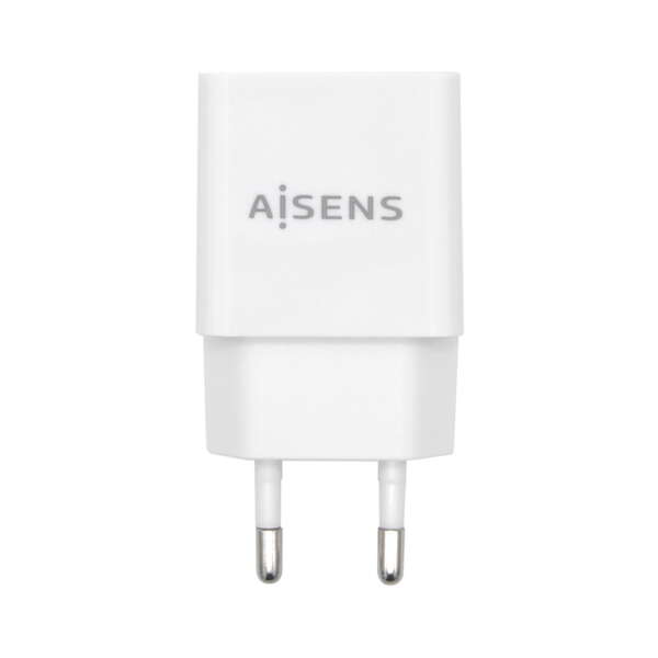 aisens cargador usb 10w alta eficiencia 5v/2a color blanco