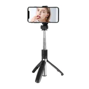 xo tripode + palo selfie bluetooth mango telescopico altura maxima hasta 680mm completamente plegable