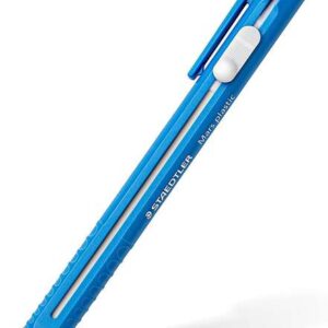 staedtler mars plastic 528 50 portagomas en forma de lapiz con cursor para deslizar la goma sin ftalatos ni latex