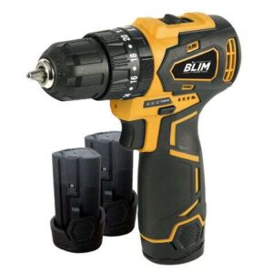 blim taladro percutor a bateria 12v 2ah motor sin escobillas 35nm par maximo 2 velocidades 0 400/0 1500rpm incluye 2 baterias y maletin de transporte