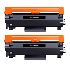 brother tn2420/tn2410 negro pack de 2 cartuchos de toner genericos