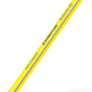 staedtler textsurfer dry 128 64 lapiz fluorescente de color triangular mina de 4mm madera de bosques sostenibles color amarillo neon
