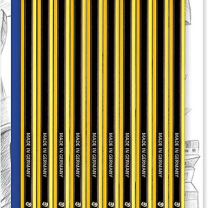 staedtler noris 120 pack de 10 lapices de grafito hexagonales hb resistencia a la rotura madera de bosques sostenibles