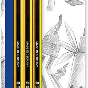 staedtler noris 122 pack de 3 lapices de grafito hexagonales 2hb con goma resistencia a la rotura madera de bosques sostenibles