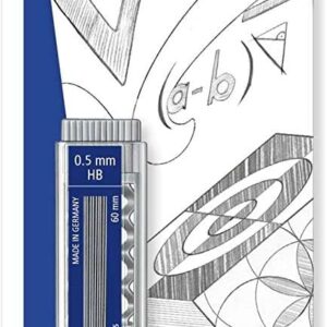 staedtler micro carbon 255 dispensador de minas con 40 minas mina hb de 0.5mm rellena las minas individualmente resistencia a la rotura 90% procedente de materiales naturales