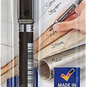 staedtler lumocolor 358 rotulador permanente de doble punta trazos de 0.6mm y 1.5mm aprox secado rapido color negro