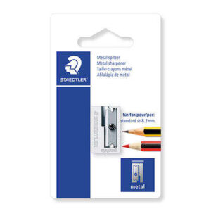 staedtler 510 10 sacapuntas metalico con cuchilla de metal angulo de afilado de 23° 1 agujero