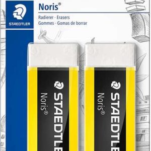 staedtler noris 526 goma de borrar plastico alta calidad minimos residuos color blanco