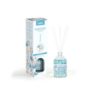 prady ambientador mikado algodon frasco de cristal 100 ml y varitas difusoras