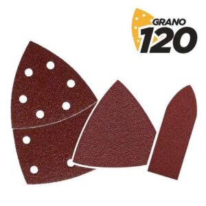 blim pack de 9 lijas con velcro para lijadora bl0137 grano 120 3 formatos