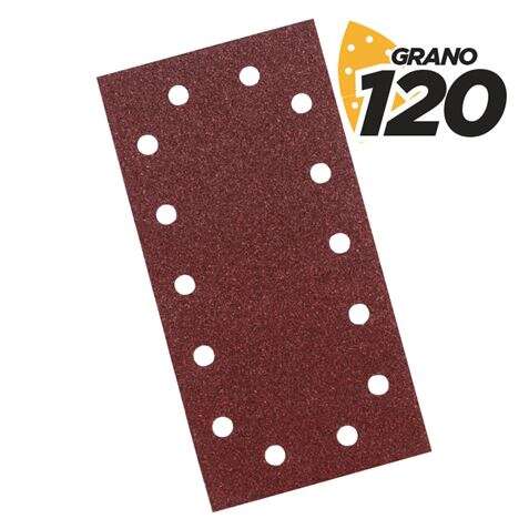 blim pack de 10 lijas para lijadora bl0123 grano 120 formato rectangular