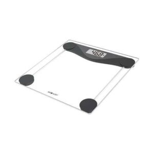 muvip bascula digital de baño cristal templado apagado automatico sensores alta precision peso max. 180kg