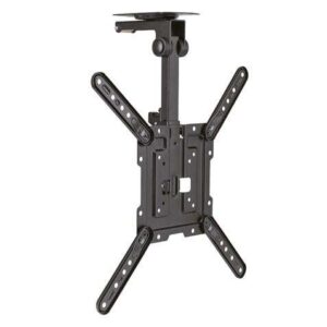 cromad soporte de techo basculante para tv de 23" 55" inclinable y giratorio peso max 20kg vesa 400x400mm