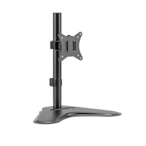 cromad soporte de mesa con base para monitor de 17" 32" giratorio, inclinable gestion de cables peso max 9kg vesa 100x100mm