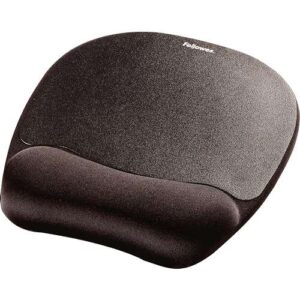fellowes alfombrilla con reposamuñecas espuma memory foam confort excepcional color negro