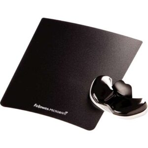 fellowes canal v reposamuñecas deslizante de gel minimiza la presion sobre la muñeca color negro