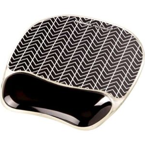 fellowes alfombrilla con reposamuñecas photo gel alivia los puntos de presion base antideslizante color negro