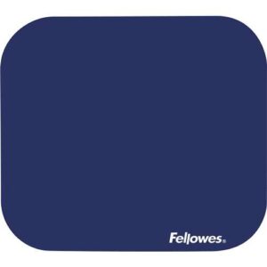 fellowes alfombrilla premium base de goma antideslizante superficie de poliester 23.2x19.9cm color azul