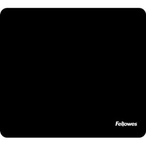 fellowes earth series alfombrilla reciclada para raton duradera y facil de limpiar base de goma 85% material reciclado color negro