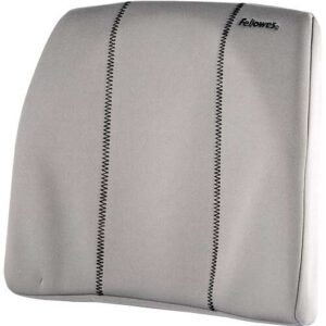 fellowes smart suites respaldo de espuma ergonomico espuma de alta densidad correa ajustable color gris