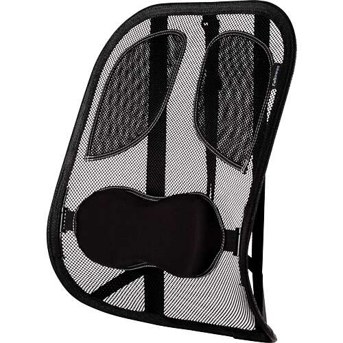 fellowes mesh professional series suites cojin lumbar material de malla sistema triple tensor color grafito