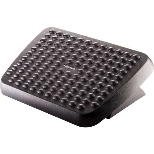 fellowes reposapies ajustable ergonomico superficie estilo masaje 2 ajustes de altura color negro