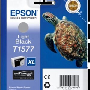 epson t1577 negro light cartucho de tinta original c13t15774010