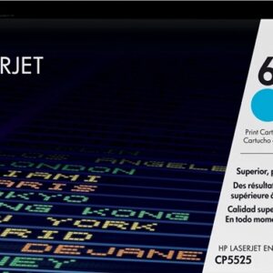 hp ce271a cyan cartucho de toner original 650a