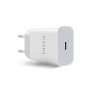 aisens cargador para smartphone usb c pd3.0 1x usb c 20w