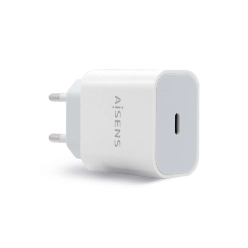 aisens cargador para smartphone usb c pd3.0 1x usb c 20w