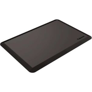 fellowes alfombra antifatiga 91.44x60.96cm bordes biselados diseño ergonomico color negro