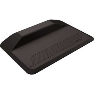 fellowes activefusion alfombra antifatiga peldaño para multiples posiciones de pie bordes biselados diseño ergonomico color negro