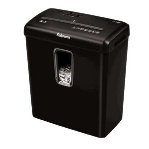 fellowes p 30c destructora de papel manual corte en particulas p 4 destruye hasta 6 hojas a la vez capacidad de la papelera 15l color negro