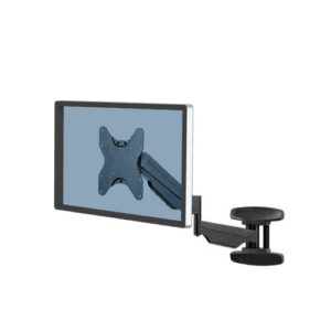 fellowes soporte de pared para pantalla completamente ajustable sistema muelle de gas hasta 42" o 30kg color negro