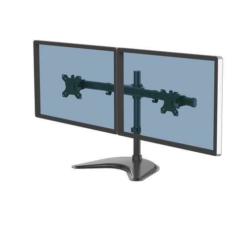 fellowes professional series peana para monitor doble gestion de cables integrada hasta 30" y 8 kg color negro