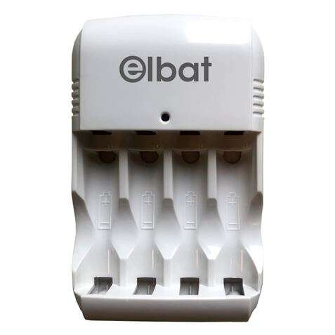 elbat cargador de pilas recargables aa/aaa