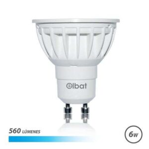 elbat bombilla led gu10 6w 560lm 6500k luz fria