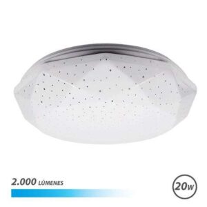 elbat serie neptuno aplique de techo led 20w 2000lm 6500k luz fria diametro 28cm