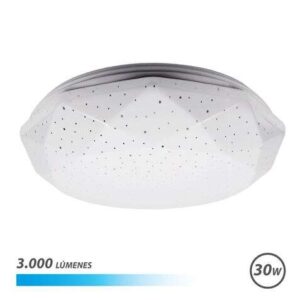 elbat serie neptuno aplique de techo led 30w 3000lm 6500k luz fria diametro 28cm