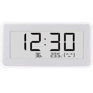 xiaomi medidor de temperatura y humedad bluetooth 5.0 pantalla tinta electronica alertas visuales y sonoras