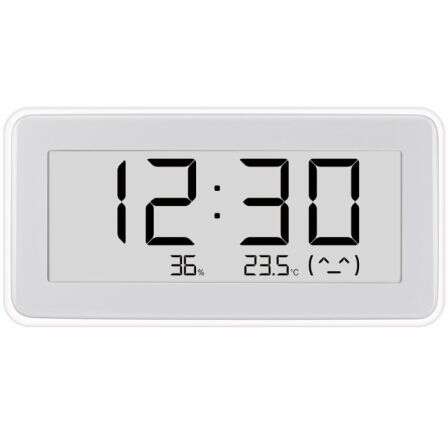 xiaomi medidor de temperatura y humedad bluetooth 5.0 pantalla tinta electronica alertas visuales y sonoras