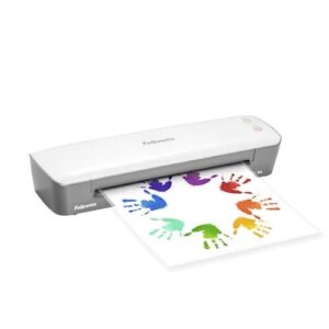 fellowes ion plastificadora a4 calentamiento en 4 minutos grueso bolsa 125 micras