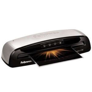 fellowes saturn 3i plastificadora a4 calentamiento en 1 minutos velocidad de 300 mm/min grueso bolsa 125 micras